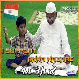 I Support Anna Hazare