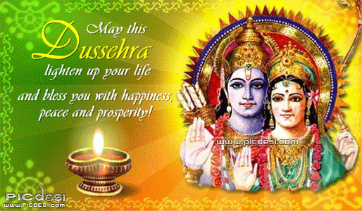 May this Dussehra Lighten up... Dussehra Picture