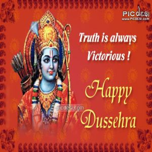 Dussehra - Truth is always