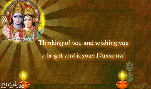 Wishing you a bright Dussehra
