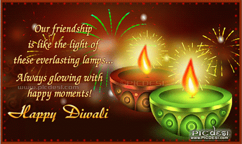 Our Friendship is Like light Diwali Picture