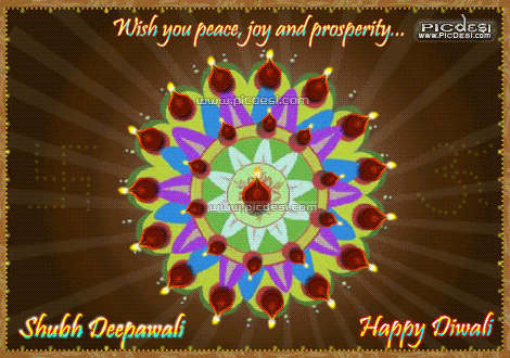 Wish you Peace & Prosperity Diwali Picture