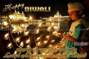 Diwali di raat Deeve baliyan