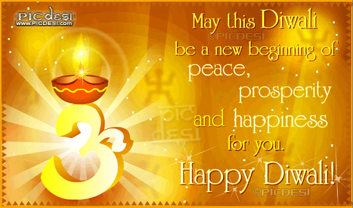 Happy Diwali Peace & Prosperity Diwali Picture