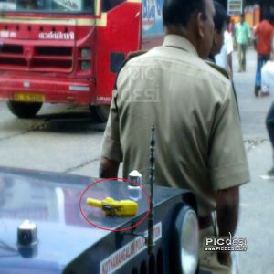 Indian Police with Hi-Tech Weapon