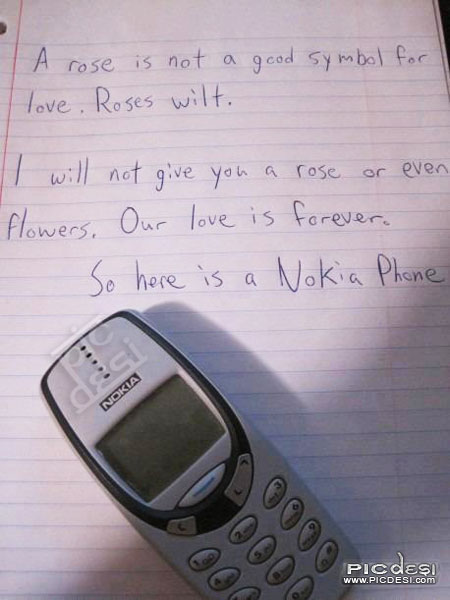 A Nokia Phone to Forever Love India Funny Picture