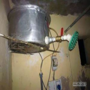 Desi Shower Jugaad