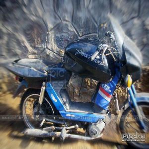 Scooty modified as pulsar