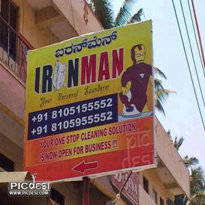 Iron Man of India Funny Board