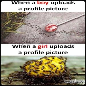 Girl Upload Profile Pic