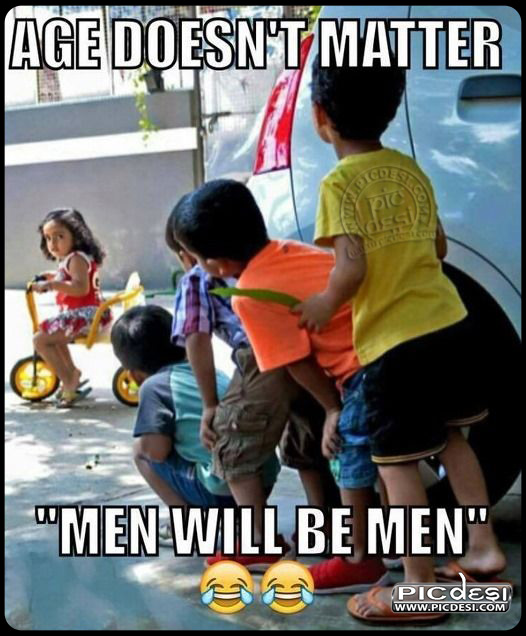 Men Will Be Men Child Funny