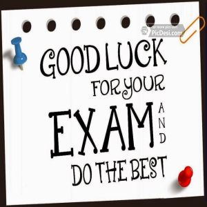 Good Luck For Your Exam.