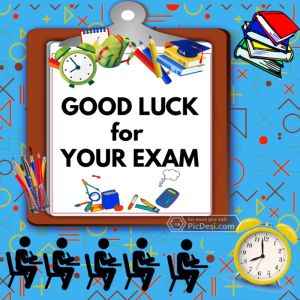 Good Luck for Your Exam