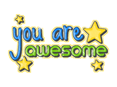 You are Awesome Stars Graphic