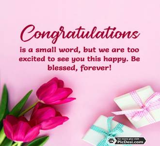 Congratulations Be Blessed Picture