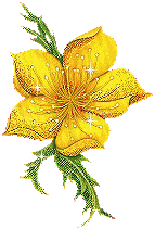 Yellow Flower Glitter