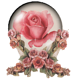 Rose in Globe Graphic