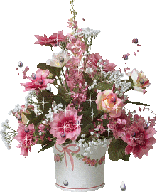 Pink Flowers Bucket Graphic Flowers Picture