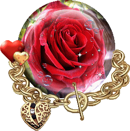 Glitter Red Rose In Globe Flowers Picture