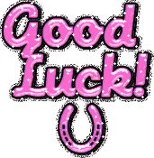 Good Luck You Pink Glitter Graphic Good Luck Picture