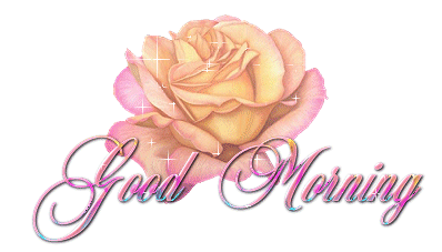 Good Morning Sparkling Rose Graphic Good Morning Picture