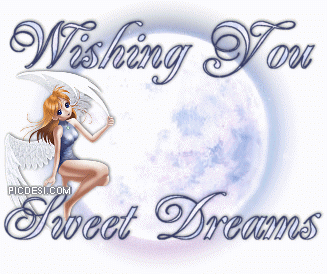 Angel Wishing You Sweet Dreams Good Night Picture