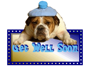 Get Well Soon Dog Graphic