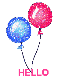 Hello Glitter Baloons