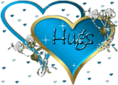 Hugs Heart Glitter