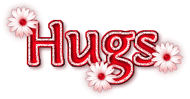 Hugs Red Glitter Hugs Picture