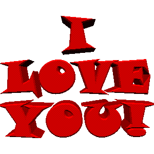 I Love You 3D Zoom Love