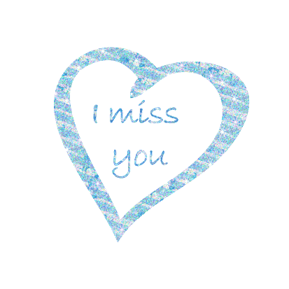 I Miss You Sparkle Heart Miss You Picture