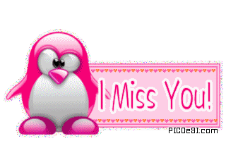 I Miss You Penguin Scrap Miss You Picture