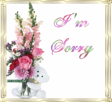 I Am Sorry Flower Graphic Sorry Picture