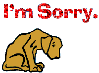 I M Sorry Crying Dog Graphic