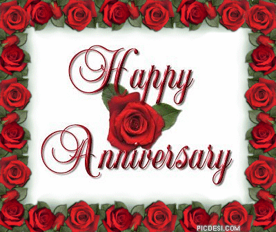 Happy Anniversary Red Roses Card Anniversary Picture