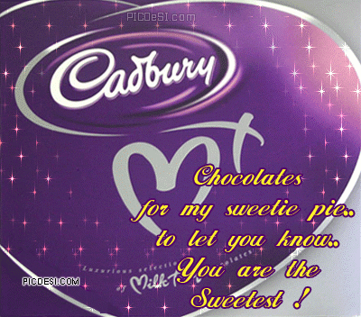 Chocolate for my sweetie pie Chocolate Day Picture