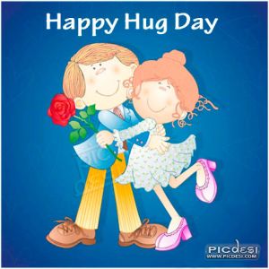 Happy Hug Day Couple
