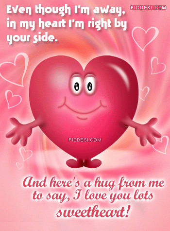 Hug from me to say I Love You