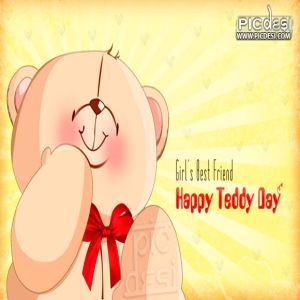 Happy Teddy Day - Girl's Best Friend