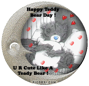 Happy Teddy Bear Day - You are Cute