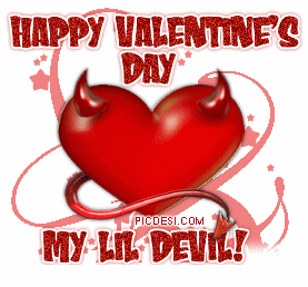 Happy Valentines My Lil Devil Valentines Day Picture