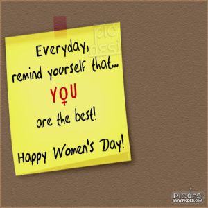 Happy Women's Day - You are the Best