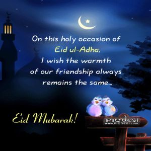 Eid Mubarak - Warmth of Friendship