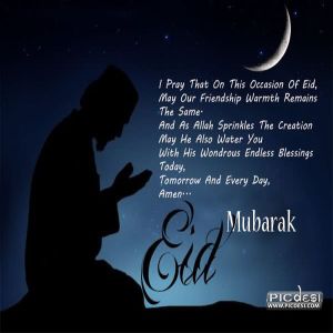 Eid Mubarak Prayer