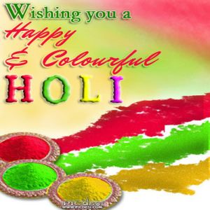 Wishing you Happy & Colorful Holi