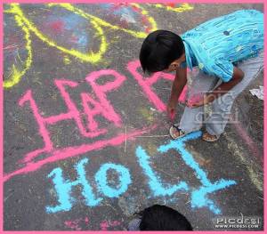 Happy Holi Image Scrap
