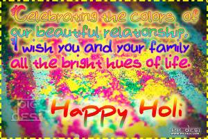 Holi - Celebrating colors of relationship