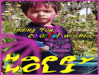 Holi Sending you Colorful Wishes