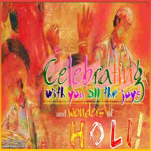 Holi Celebrating with You All Joys